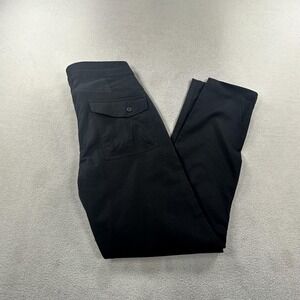 Roark Pants Mens 31 Black Layover 2.0 Travel Chino Stretch Hiking Adventure